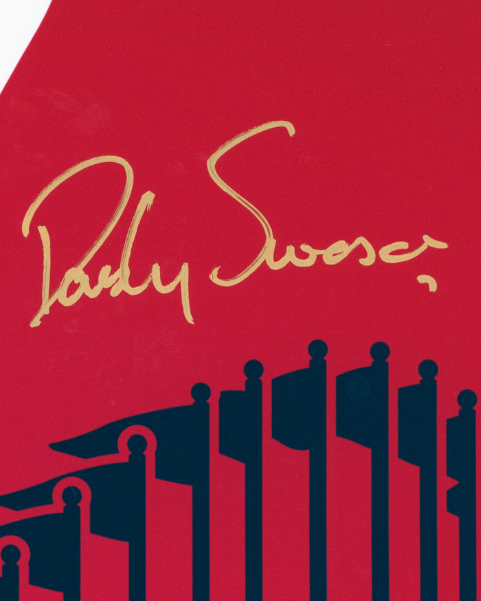 Minimalist World Series 2021 - Dansby Swanson Autographed Poster Print - Authenticated