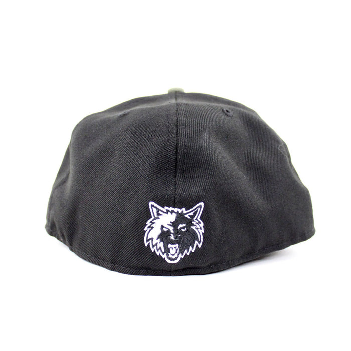 Minnesota TimberWolves New Era 59Fifty Fitted Hat (FOAMPOSITE PRO SEQUOIA Gray Under Brim)