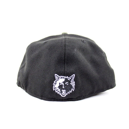 Minnesota TimberWolves New Era 59Fifty Fitted Hat (FOAMPOSITE PRO SEQUOIA Gray Under Brim)
