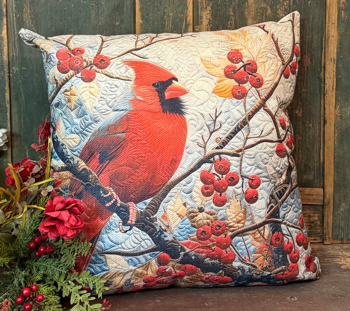 MKM-280 Printed Pillow - Cardinal