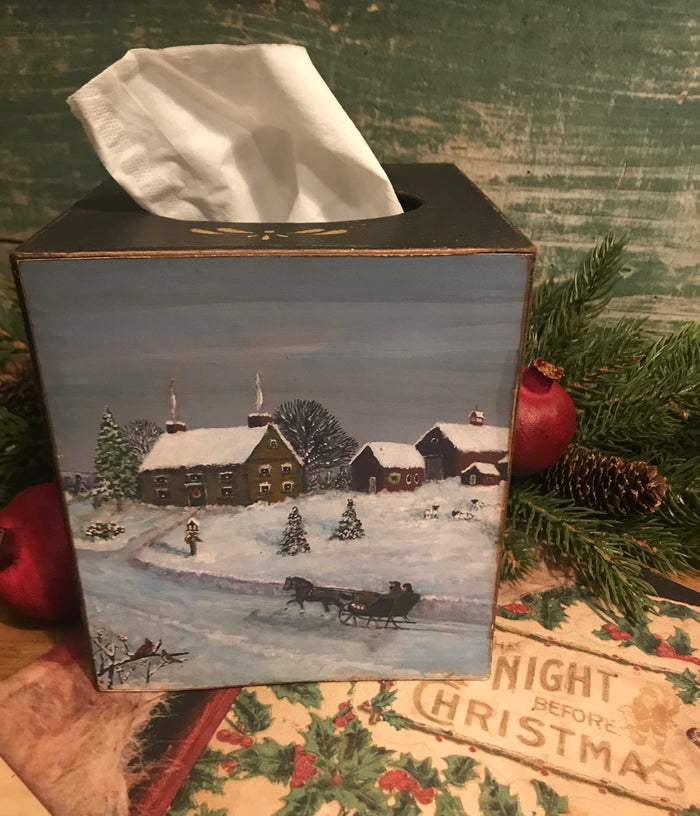 MKM-TC4 One Horse Open Sleigh Tissue Cover