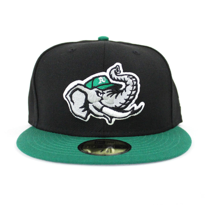 Modesto Athletics New Era 59FIFTY Fitted Hat (Air Jordan 1 Pine Green Gray Under Brim)