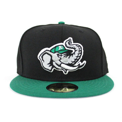 Modesto Athletics New Era 59FIFTY Fitted Hat (Air Jordan 1 Pine Green Gray Under Brim)
