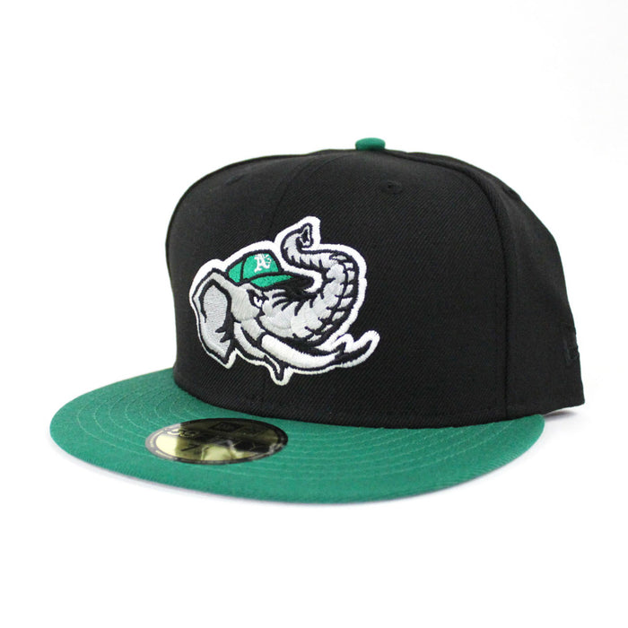 Modesto Athletics New Era 59FIFTY Fitted Hat (Air Jordan 1 Pine Green Gray Under Brim)