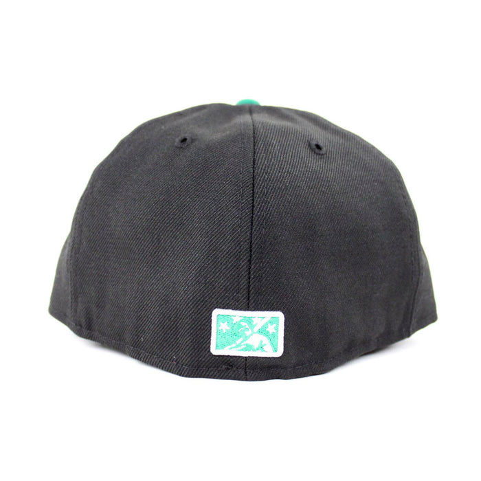 Modesto Athletics New Era 59FIFTY Fitted Hat (Air Jordan 1 Pine Green Gray Under Brim)