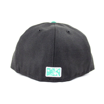 Modesto Athletics New Era 59FIFTY Fitted Hat (Air Jordan 1 Pine Green Gray Under Brim)