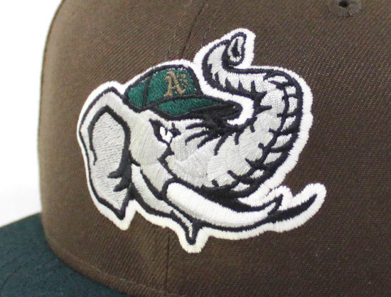Modesto Athletics New Era 59Fifty Fitted Hat (Beef and Broccoli Gray Under Brim)