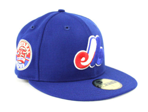 Montreal Expos 35th Anniversary New Era Fitted 59Fifty hat (2000 RETRO GRAY UNDER BRIM)