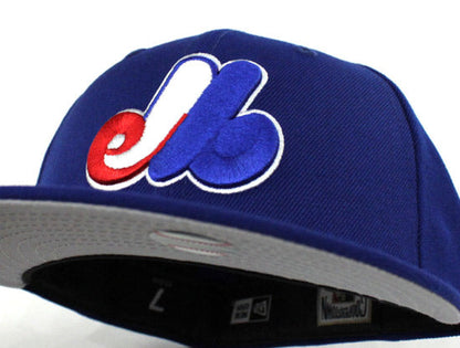 Montreal Expos 35th Anniversary New Era Fitted 59Fifty hat (2000 RETRO GRAY UNDER BRIM)