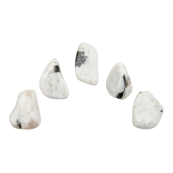 Moonstone - Rainbow, A Grade, Blue Flash, Tumbled Stone(s)