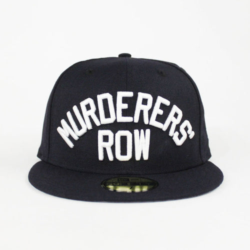 MURDERERS ROW New York Yankees New Era 59Fifty Fitted Hat (Navy Gray Under Brim)