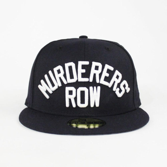 MURDERERS ROW New York Yankees New Era 59Fifty Fitted Hat (Navy Gray Under Brim)
