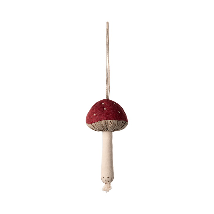 Mushroom Ornament | Red