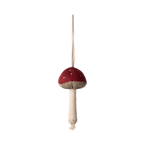 Mushroom Ornament | Red