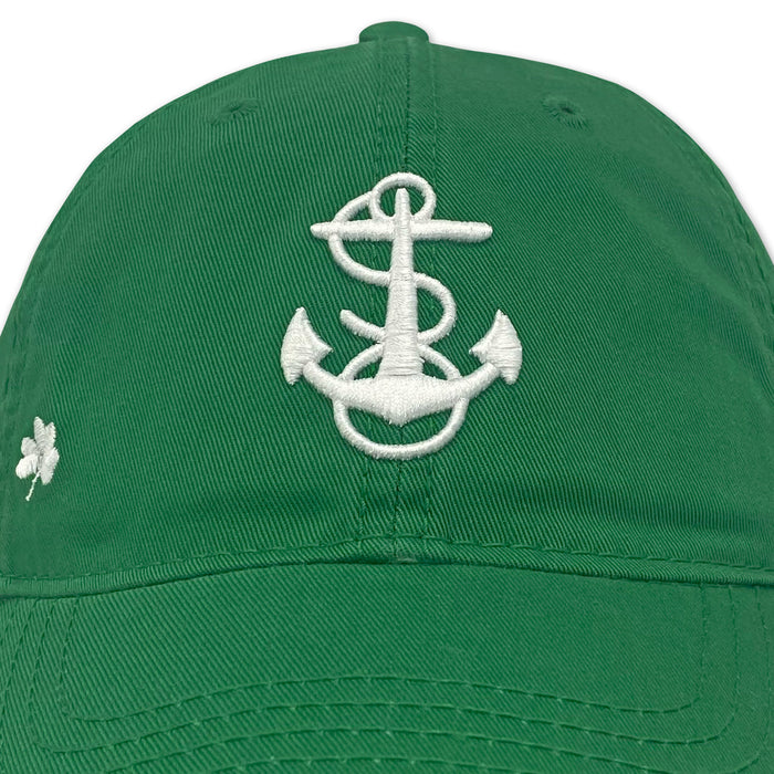 Navy Anchor Shamrock Hat