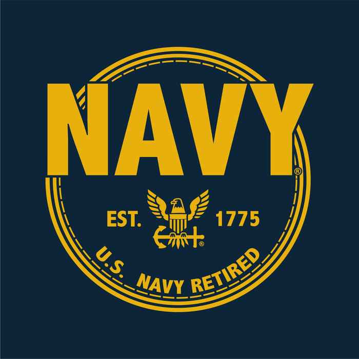 Navy Retired Ladies T-Shirt