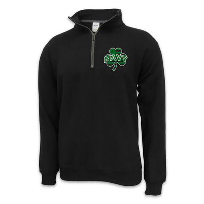 Navy Shamrock Quarter Zip
