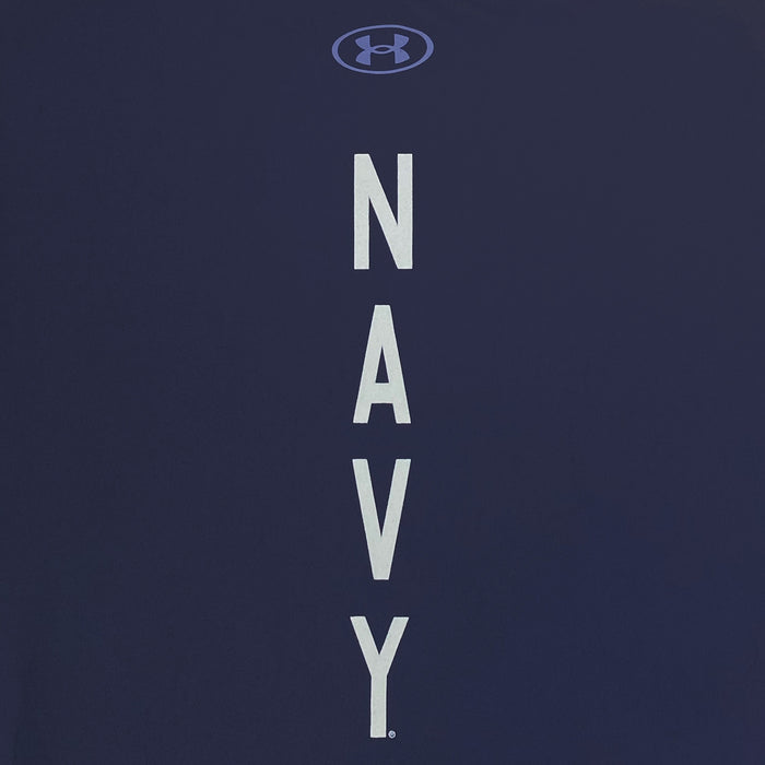 Navy Under Armour Anchor Silent Service Spine Tech T-Shirt (Navy)