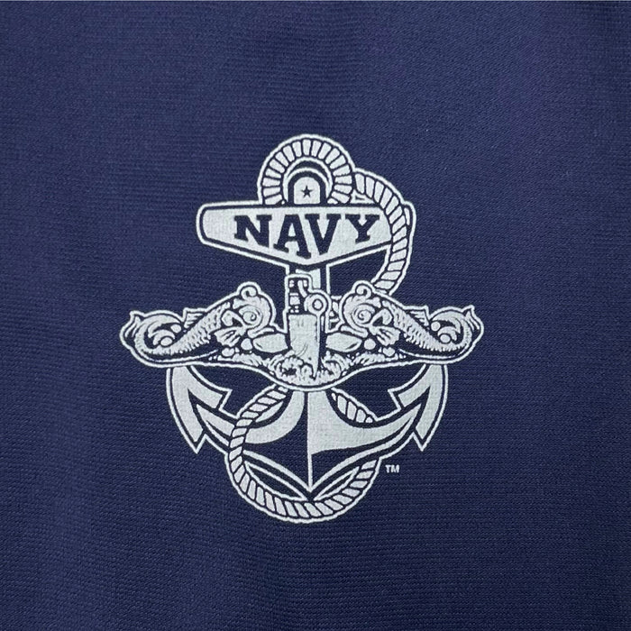 Navy Under Armour Silent Service Fleece Hood (Navy)