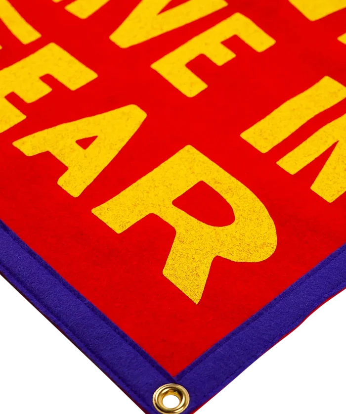 Never Live In Fear Camp Flag