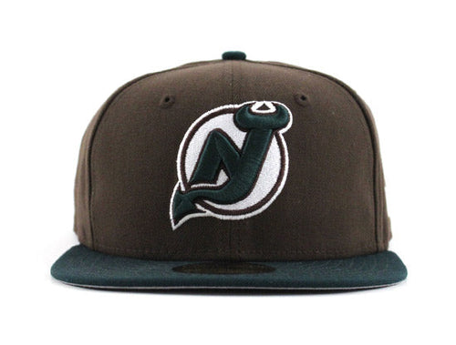 New Jersey Devils New Era 59FIFTY Fitted Hat (BEEF & BROC GRAY UNDER BRIM)