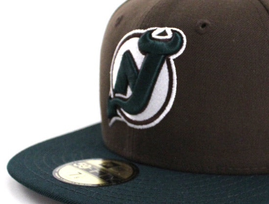 New Jersey Devils New Era 59FIFTY Fitted Hat (BEEF & BROC GRAY UNDER BRIM)