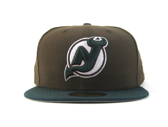 New Jersey Devils New Era 59FIFTY Fitted Hat (BEEF & BROC GRAY UNDER BRIM)