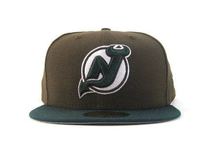 New Jersey Devils New Era 59FIFTY Fitted Hat (BEEF & BROC GRAY UNDER BRIM)