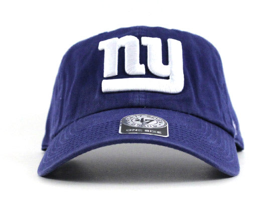 New York Giants 47 Brand Clean Up Unconstructed Baseball Adjustable Hat (Team Colors)