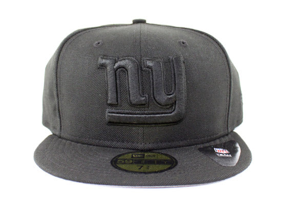 New York Giants 59Fifty New Era Fitted Hat (BLACK GRAY UNDER BRIM)
