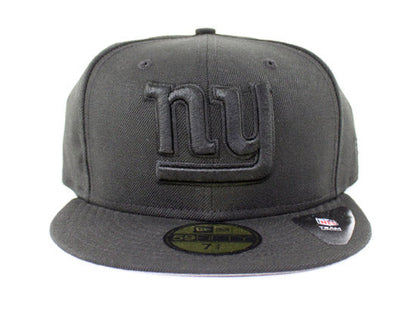 New York Giants 59Fifty New Era Fitted Hat (BLACK GRAY UNDER BRIM)