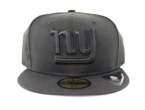 New York Giants 59Fifty New Era Fitted Hat (BLACK GRAY UNDER BRIM)