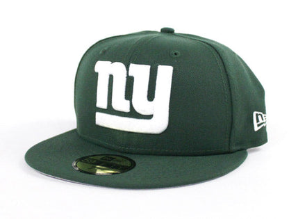 New York Giants New Era 59Fifty Fitted Hat (Jets Color Way Gray Under Brim)