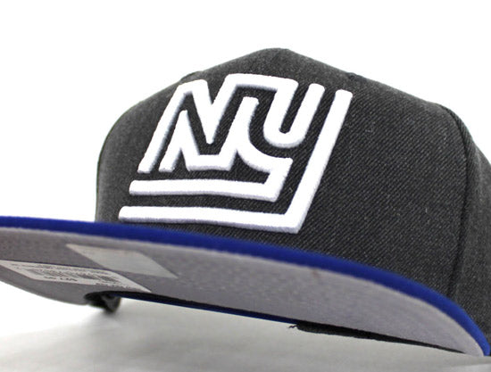 New York Giants New Era 9Fifty Snapback Hats (Gray Blue Gray Under Brim)