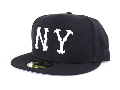 New York Highlanders 1903-1904 New Era 59Fifty Fitted Hat (Road Navy Gray Under Brim)