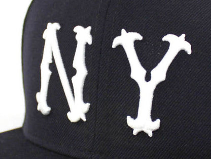 New York Highlanders 1903-1904 New Era 59Fifty Fitted Hat (Road Navy Gray Under Brim)