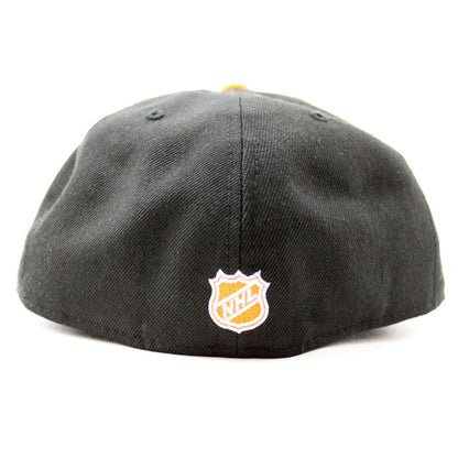 New York Islanders New Era 59Fifty Fitted Hat (Black Gray Light Orange)