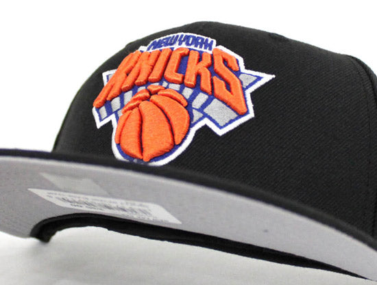 New York Knicks New Era 59Fifty Fitted Hat (Black Gray Under Brim)
