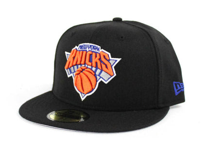 New York Knicks New Era 59Fifty Fitted Hat (Black Gray Under Brim)