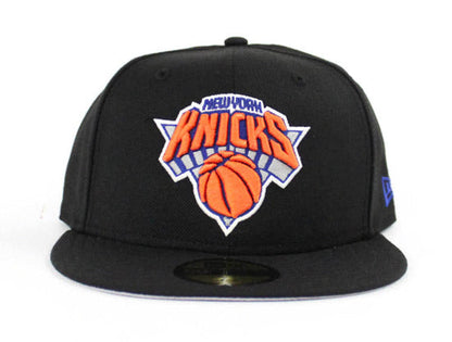 New York Knicks New Era 59Fifty Fitted Hat (Black Gray Under Brim)