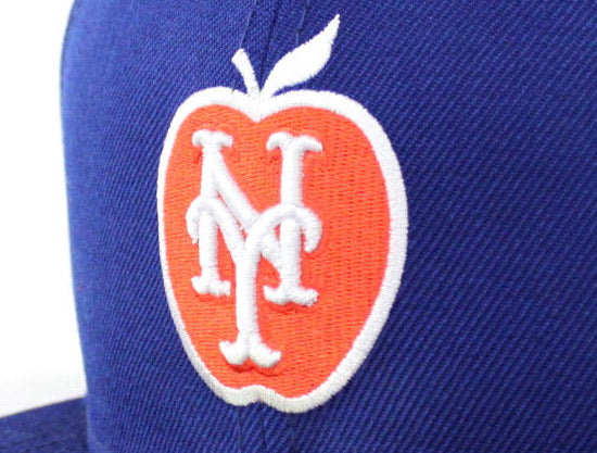 New York Mets New Era 59Fifty Fitted Hats (Big Apple Gray Under Brim)