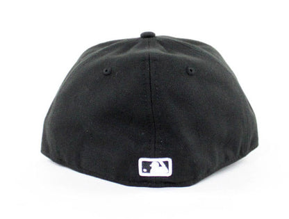 New York Mets New Era 59Fifty Fitted Hats (Black White GRAY UNDER BRIM)