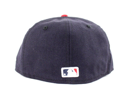 New York Mets New Era 59Fifty Fitted Hats (Navy Red Gray Under Brim)