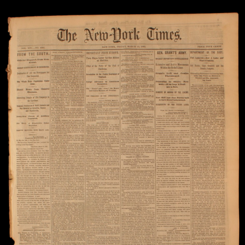 New York Times, Civil War Issues