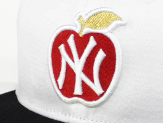 New York Yankees New Era 59Fifty Fitted Hat (Big Apple Jordan Olympic 7 Gray Under Brim)