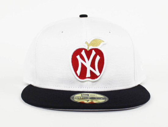 New York Yankees New Era 59Fifty Fitted Hat (Big Apple Jordan Olympic 7 Gray Under Brim)