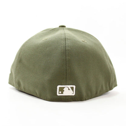 New York Yankees New Era 59Fifty Fitted Hat (Olive Gray Under Brim)