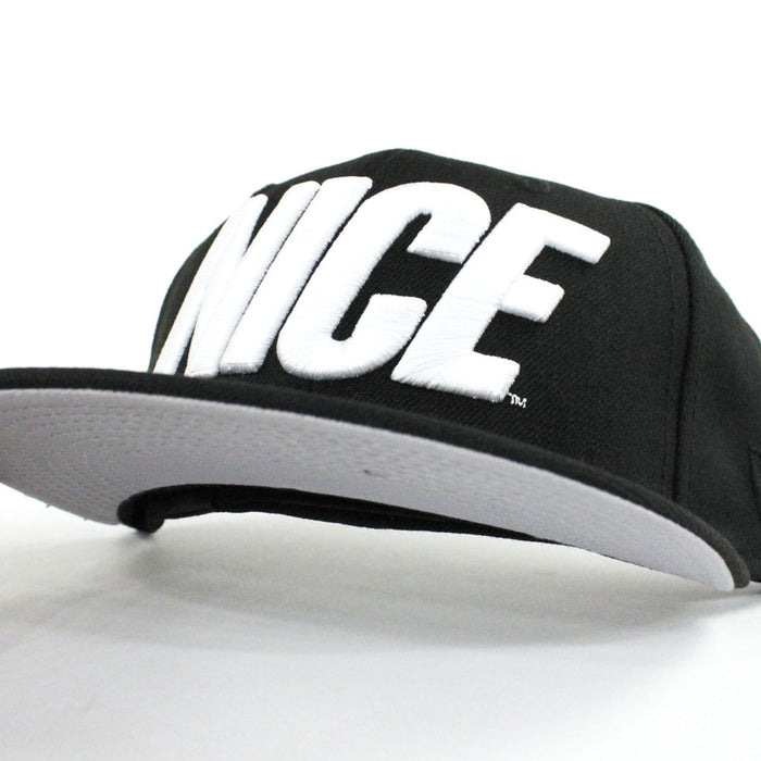 Nice New Era 59Fifty Fitted Hats (BLACK GRAY UNDER BRIM)