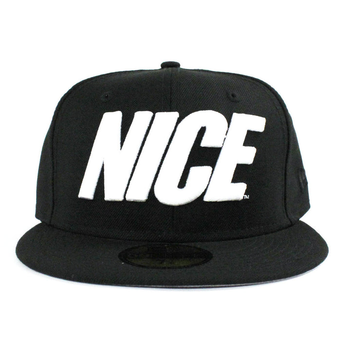 Nice New Era 59Fifty Fitted Hats (BLACK GRAY UNDER BRIM)