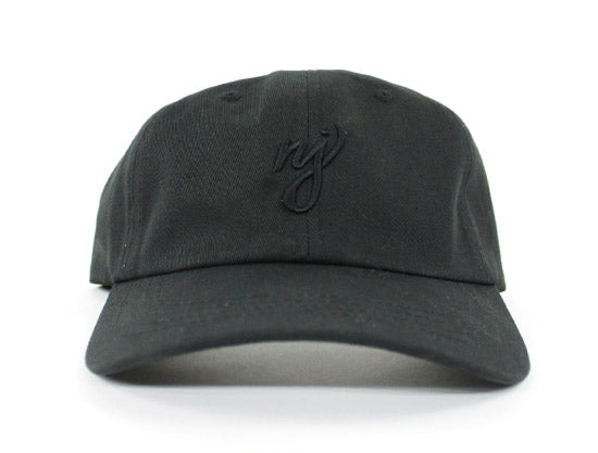 NJ Dad Hat (Black on Black)